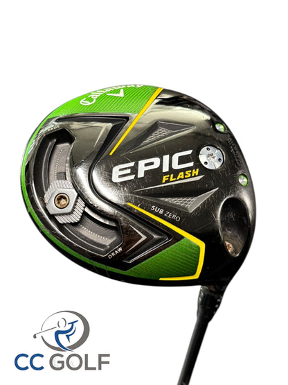 Callaway Epic Flash Sub Zero Driver - 9.0 Degree - 70g X-Stiff Flex Graphite Shaft